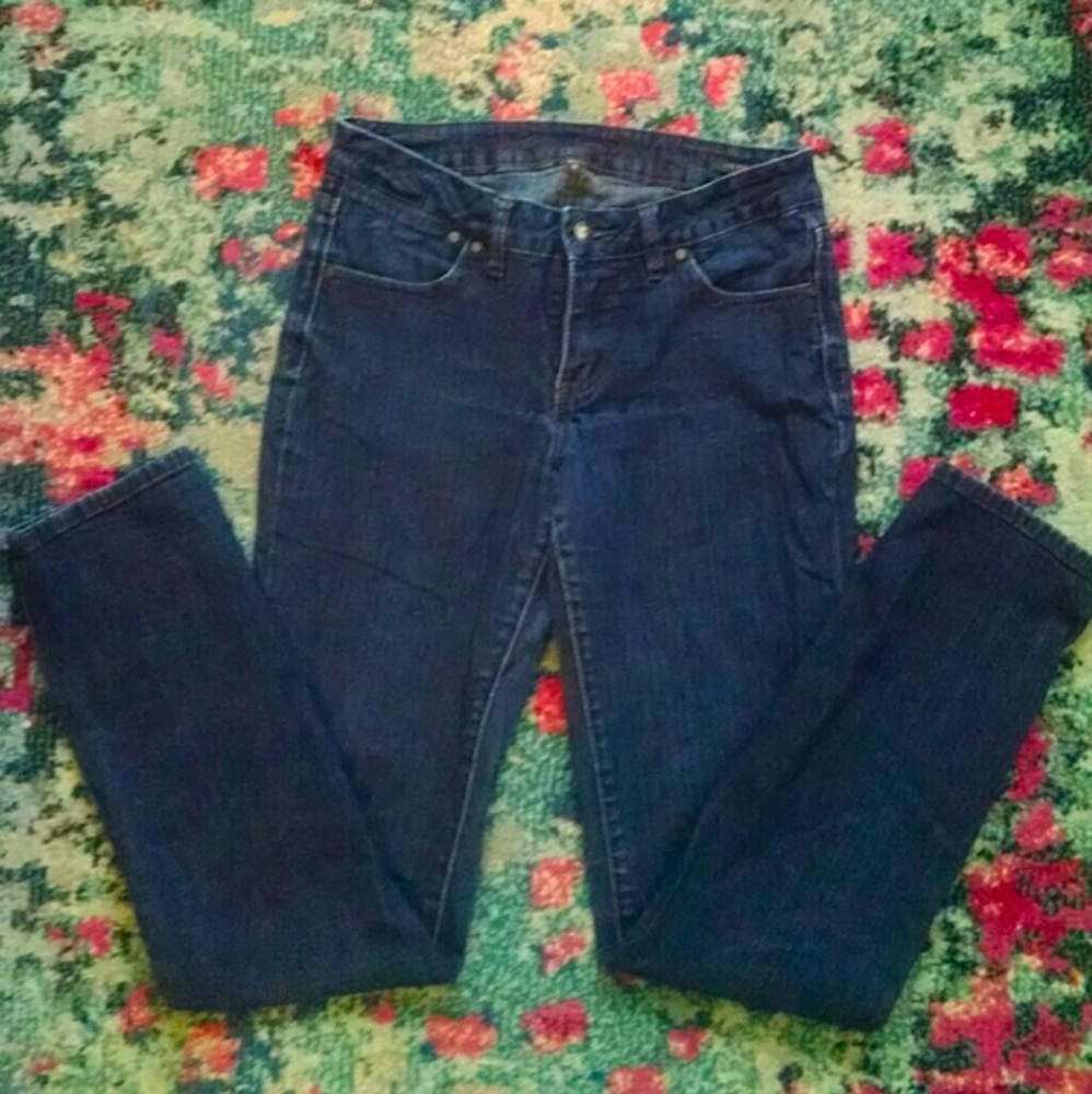 JAG Jeans Dark Wash Mid Rise Fitted Jeans Size 4
